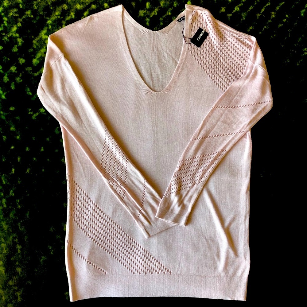 Express, NWT, light pink sweater.